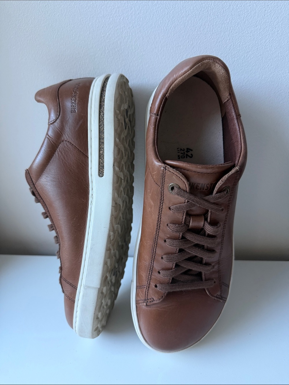 Birkenstock Brown Leather Shoe | Bend Low | Leather | Cognac 42 regular